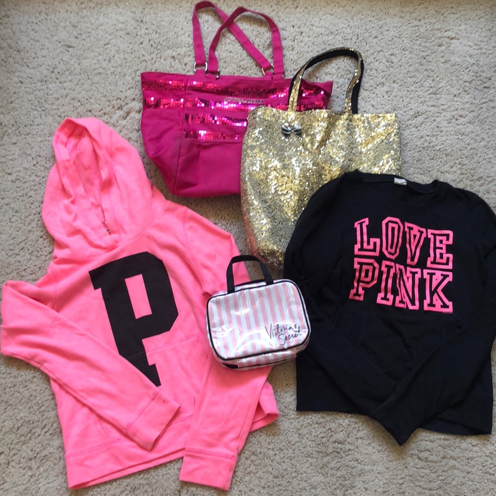 Victoria’s Secret Sweatshirt and bag bundle